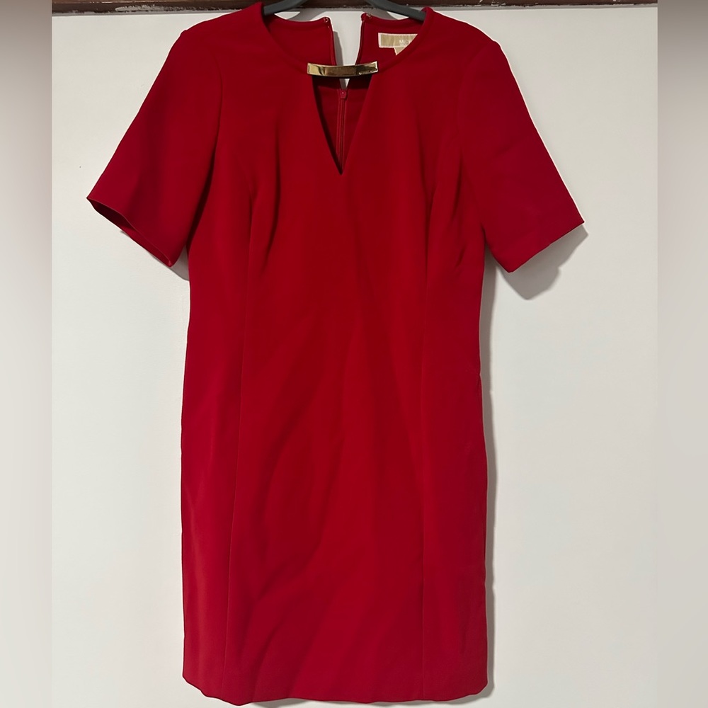 Michael Kors V-Neck Short Dress